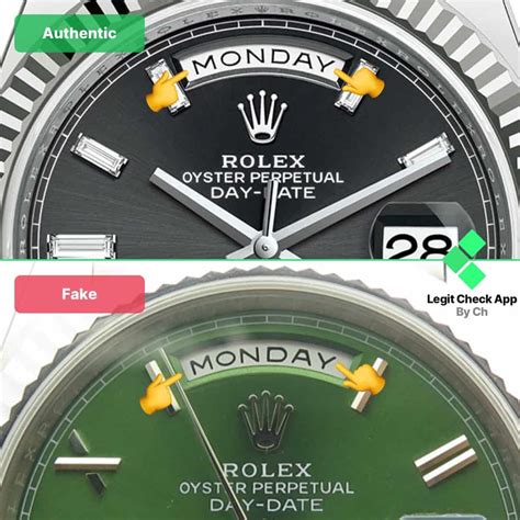 rolex day date real vs fake|immitation rolex watches.